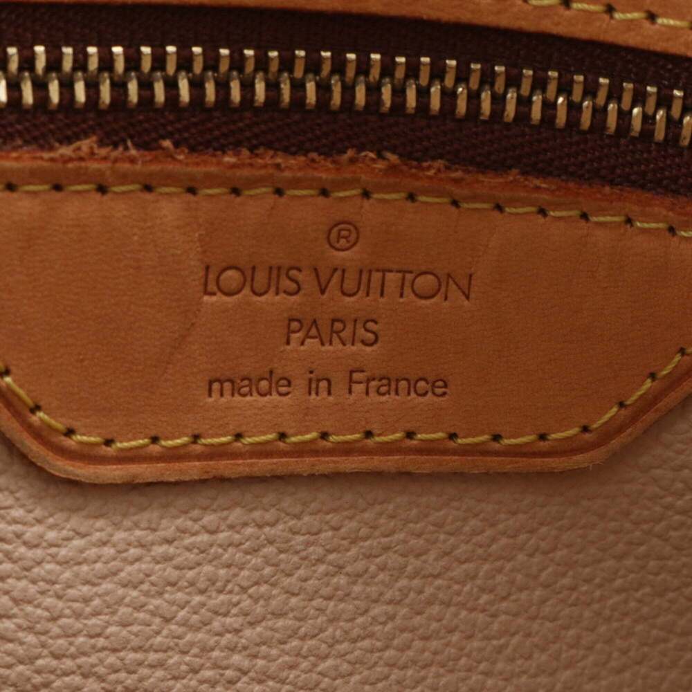 LOUIS VUITTON Brown Monogram Leather Tote Bag - Picture 10 of 11